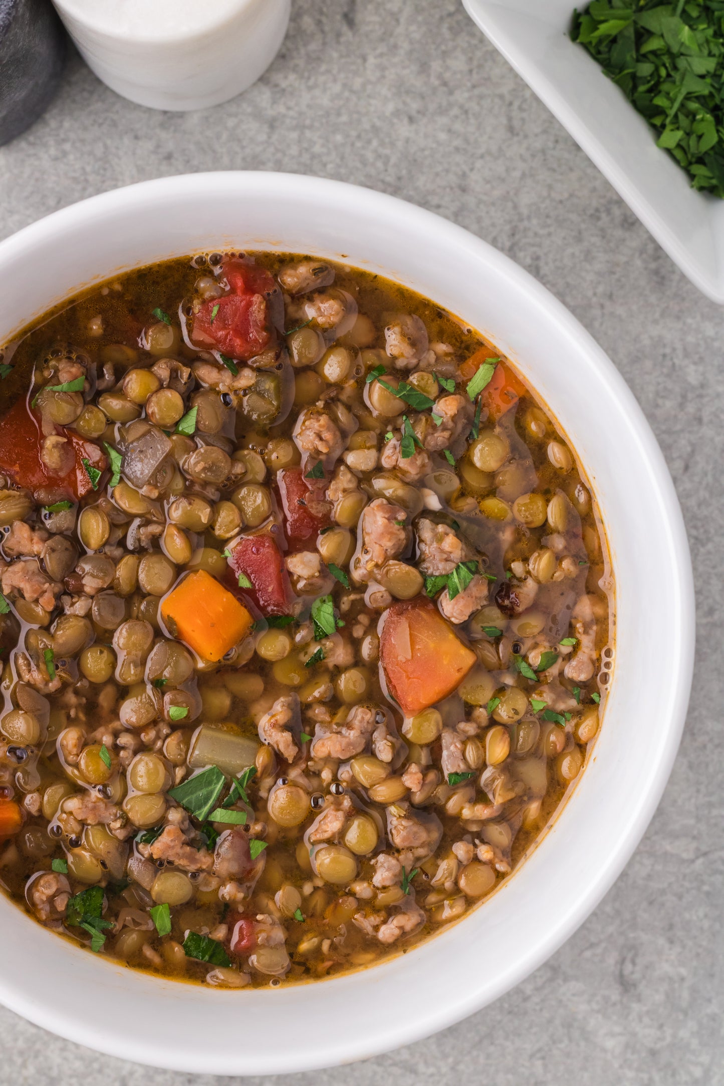 Lentil and Sausage Soup - Exclusive