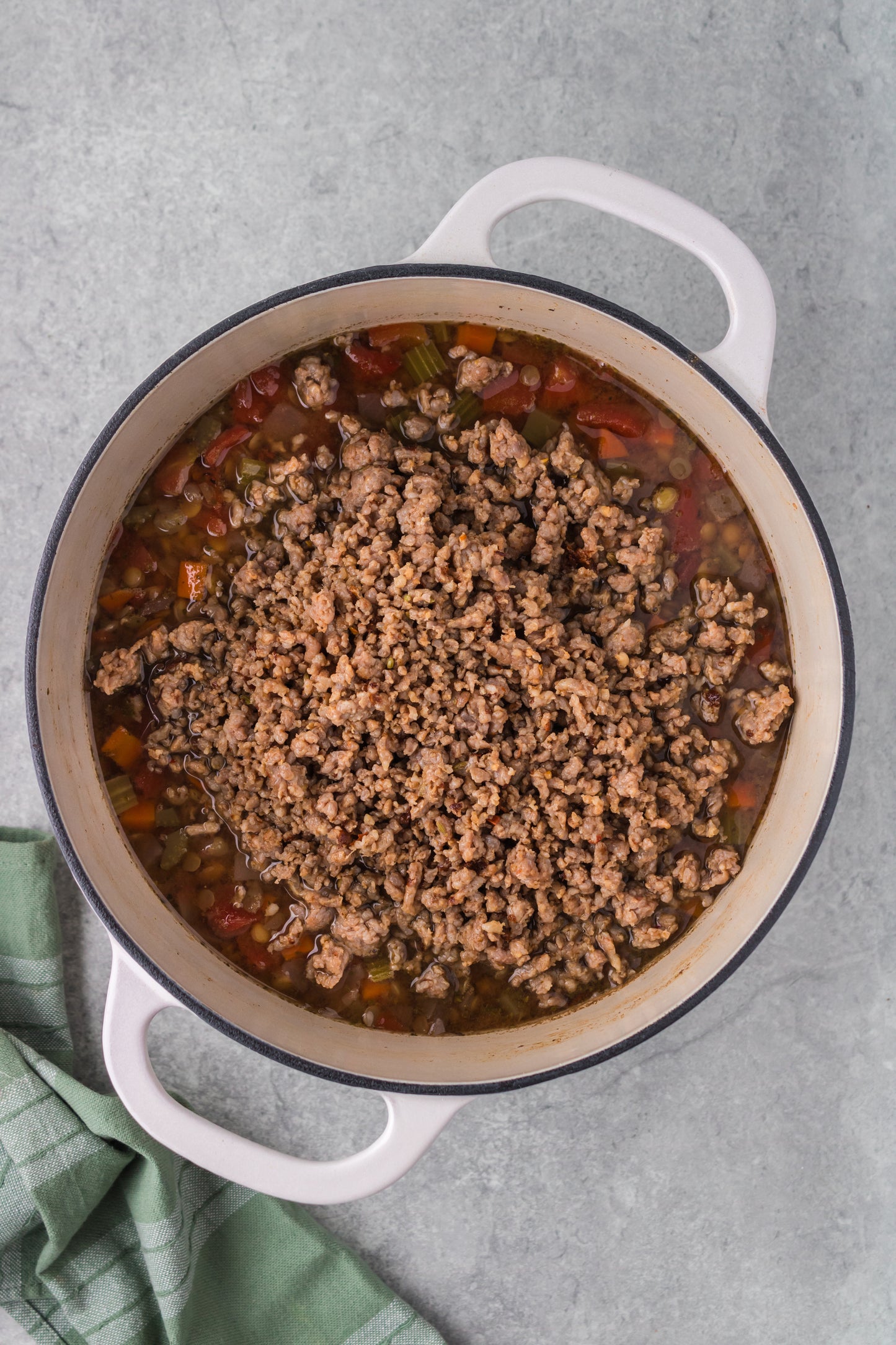 Lentil and Sausage Soup - Exclusive