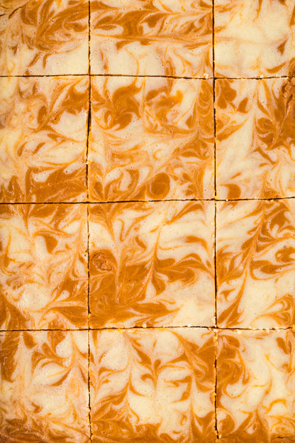 Swirled Sweet Potato Cheesecake Bars - Exclusive