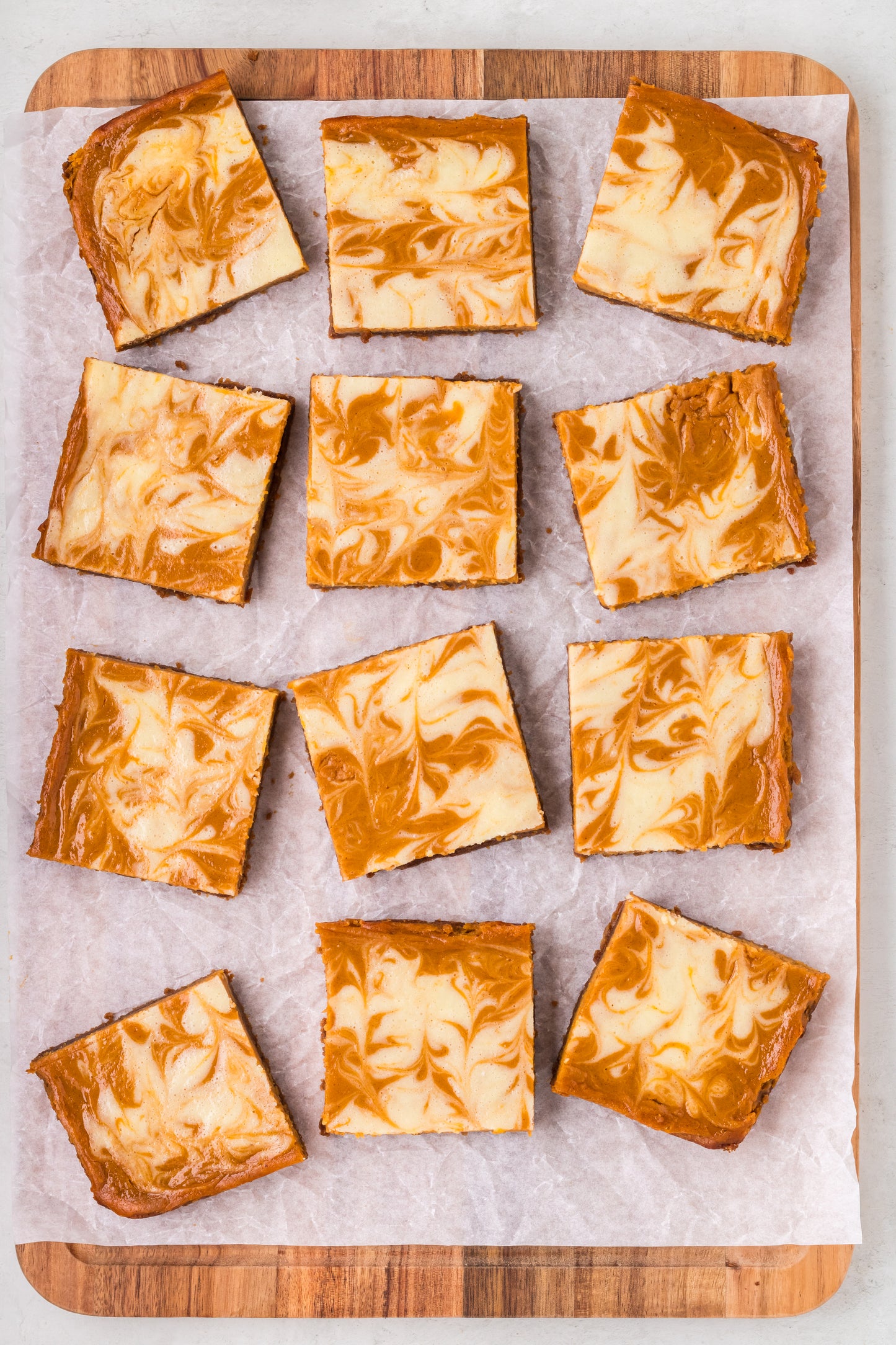 Swirled Sweet Potato Cheesecake Bars - Exclusive