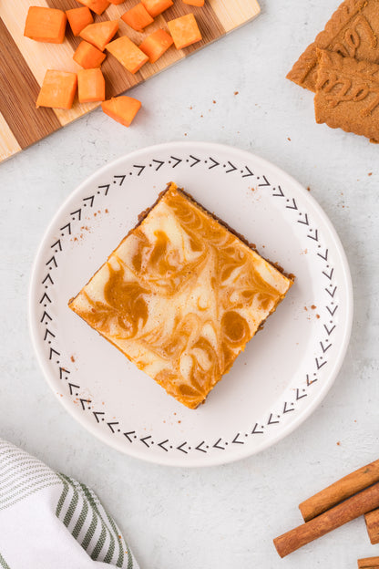 Swirled Sweet Potato Cheesecake Bars - Exclusive