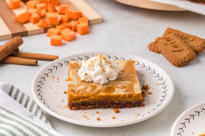 Swirled Sweet Potato Cheesecake Bars - Exclusive