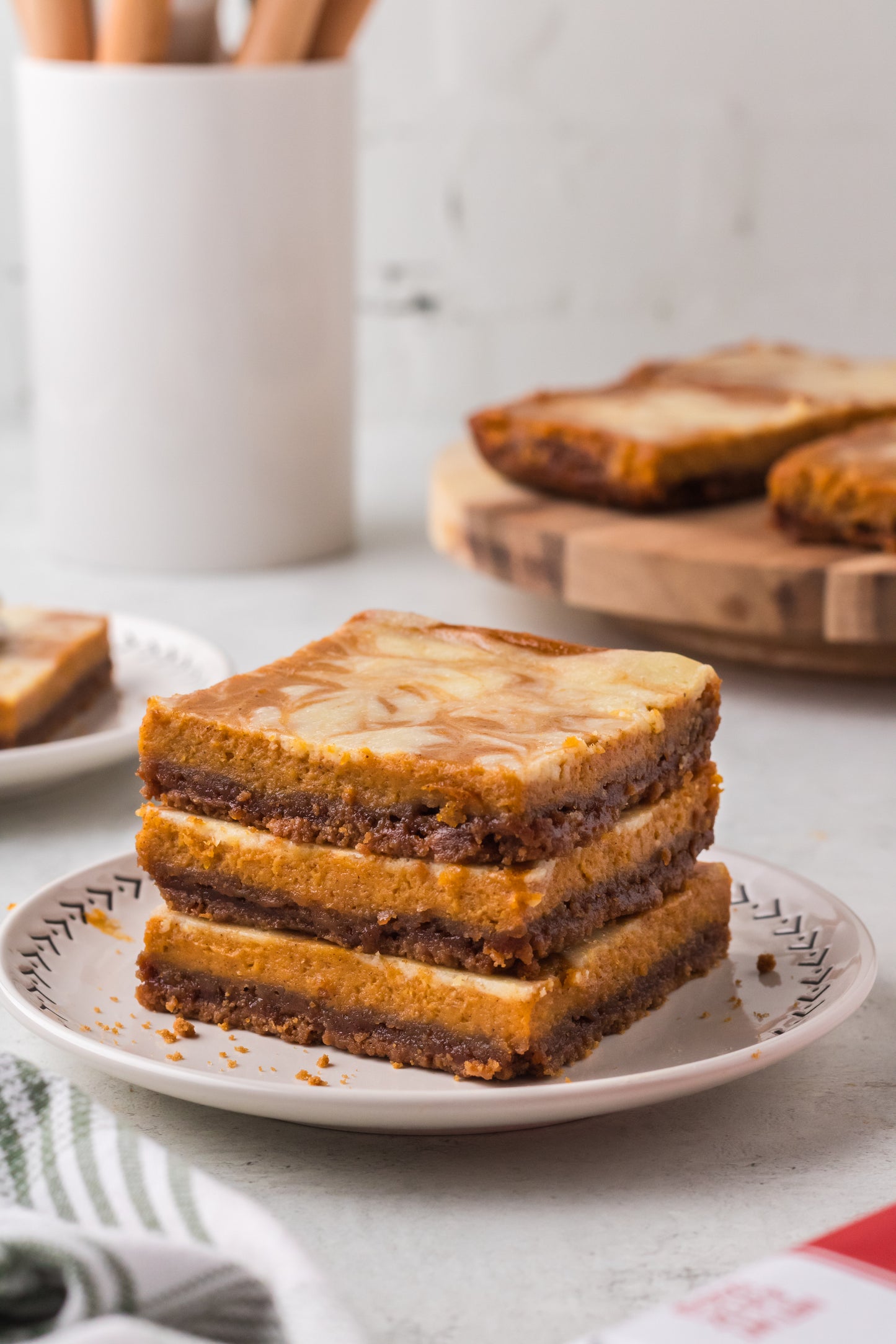 Swirled Sweet Potato Cheesecake Bars - Exclusive