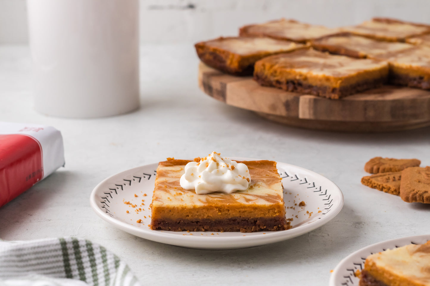 Swirled Sweet Potato Cheesecake Bars - Exclusive